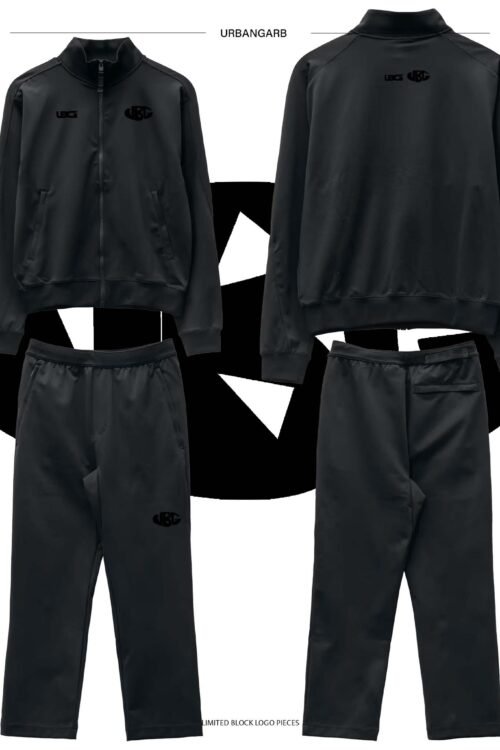 block logo reinstone tracksuit